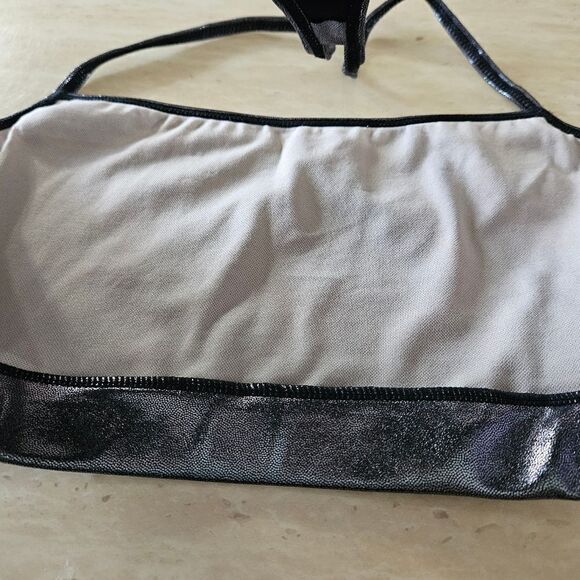 Weissman Balera silver dance top NWOT - Picture 4 of 5